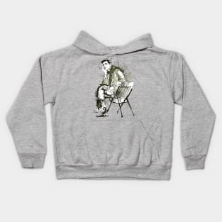 Satyajit Ray Portrait Kids Hoodie